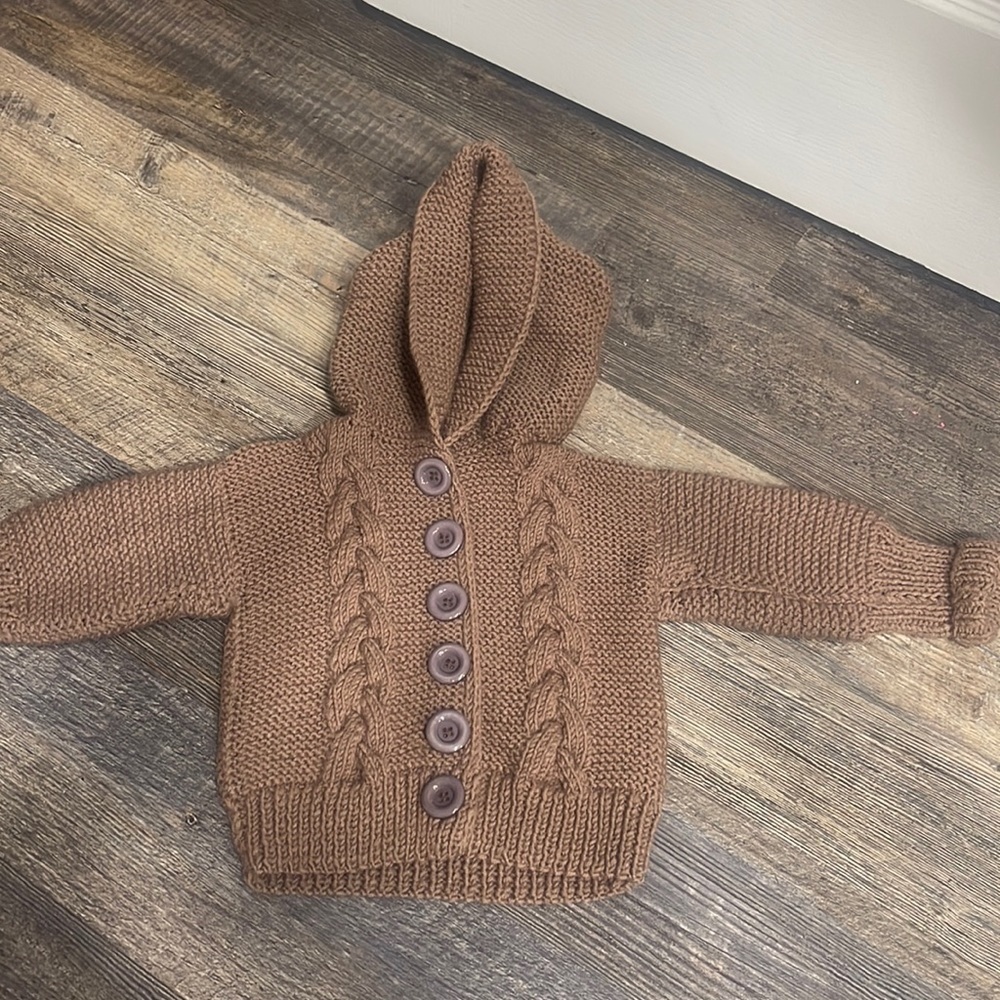 Hand made warm jacket